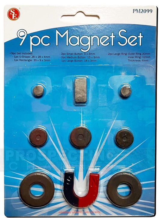 9 Piece Magnet Set