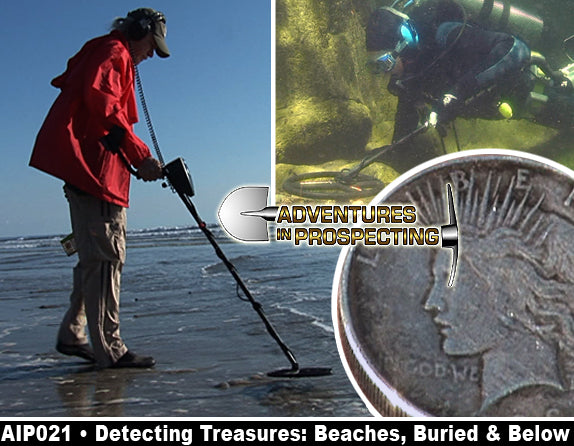 AIP021 DVD Metal Detecting Treasures: Beaches, Buried and Below