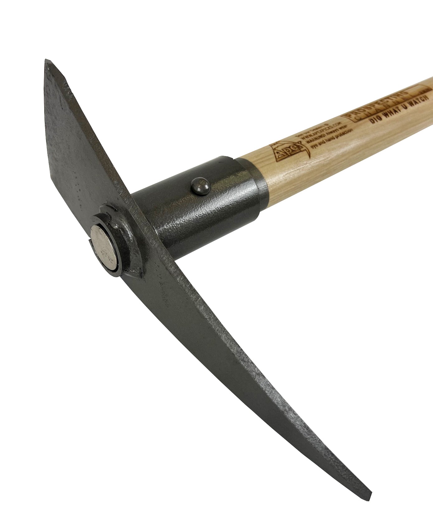 Apex Pick 18" Badger Prospecting Channel Limited Edition 2 Rare Earth Neodymium Magnets