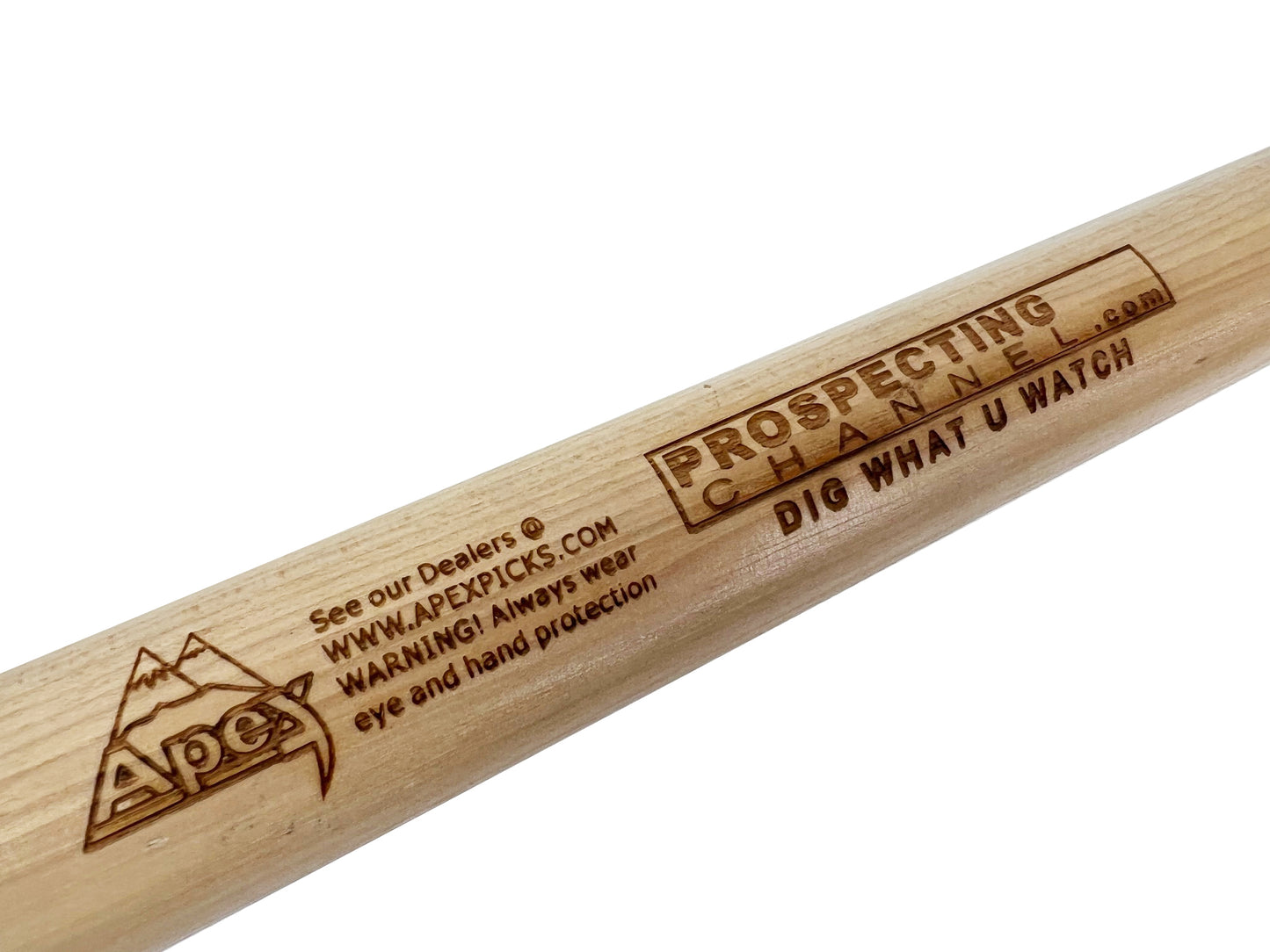 Apex Pick 18" Badger Prospecting Channel Limited Edition 2 Rare Earth Neodymium Magnets