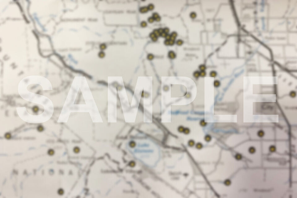 Big Ten's Southern California Gold Map 2 Santa Ana San Diego East to Salton Sea