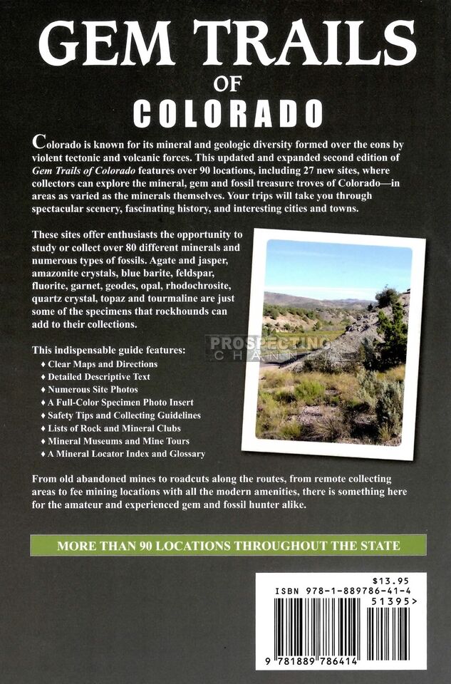 Gem Trails of Colorado Book