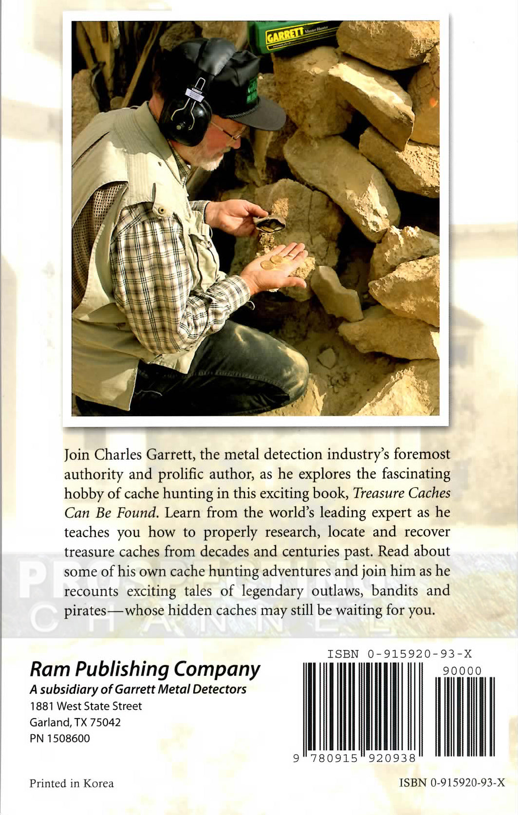 Treasure Caches can be Found Book