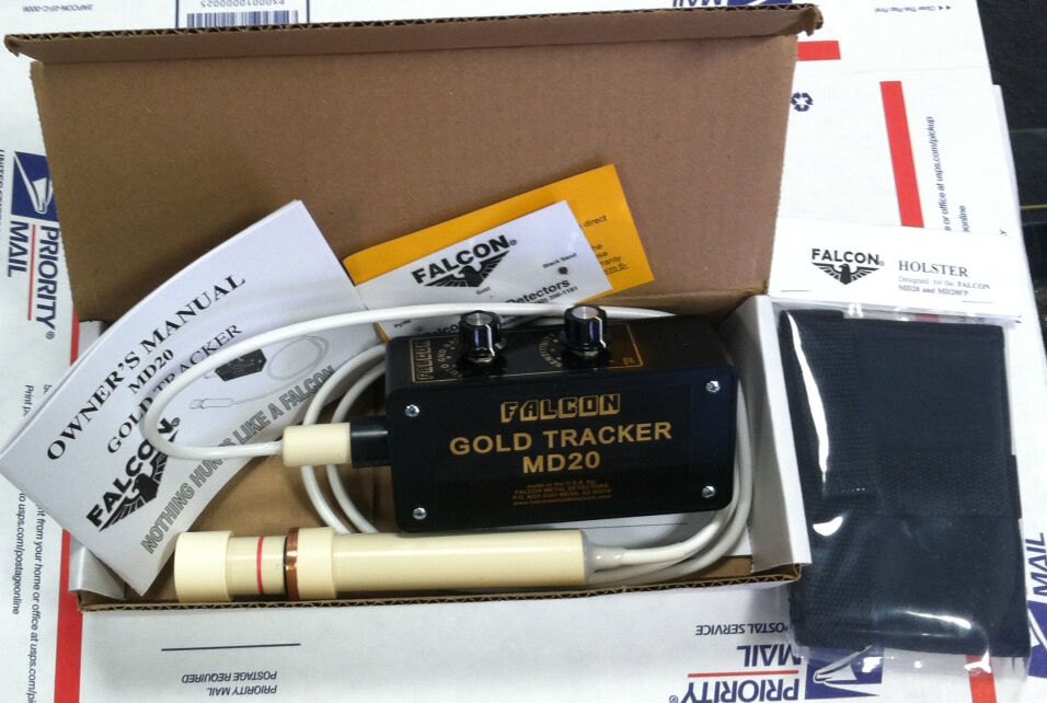 Detector de metales y funda Falcon MD20