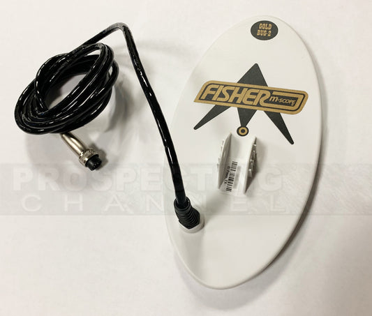 Fisher Gold Bug 2 10" 10 inch DD Waterproof Coil