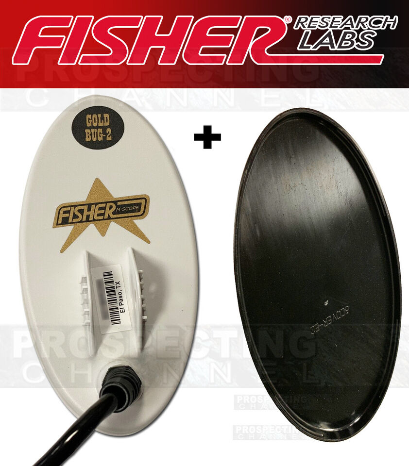 Fisher Gold Bug 2 6.5" inch Coil with or without Protective Cover 6COIL-E-7-GB2