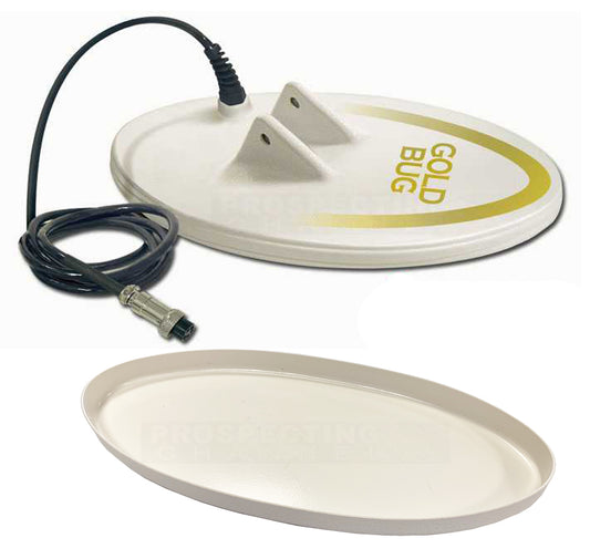 Fisher Gold Bug Pro Gold Bug F5 Metal Detector 10 inch DD Waterproof Coil and Cover