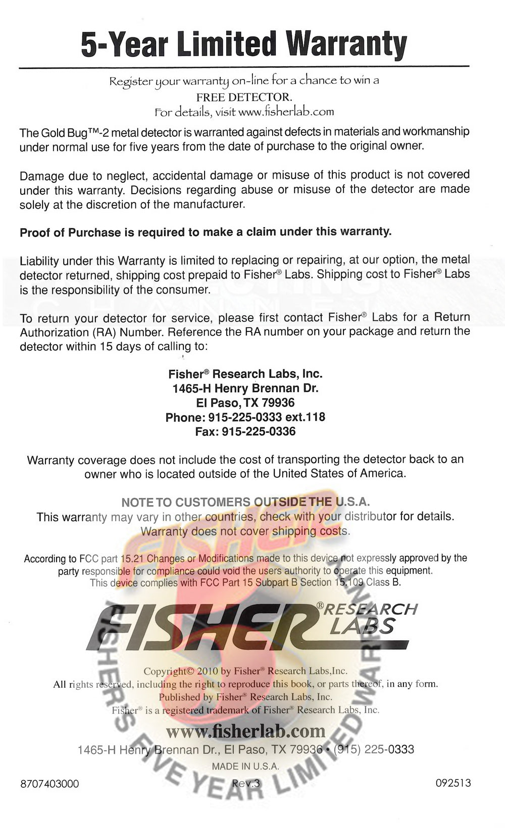 Fisher Gold Bug 2 Metal Detector two coil Combo Pack