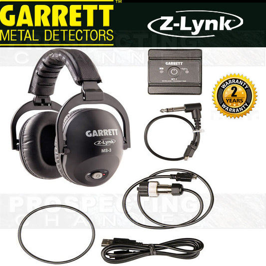 Garrett Z-Lynk Ms-3 Wireless Headphone Kit