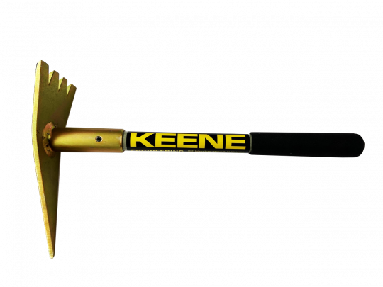 Keene 16 Inch Flat Edge Rake Serrated Detector Pick