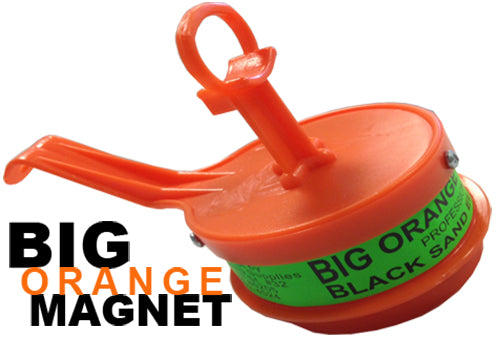 Big Orange Black Sands Magnet