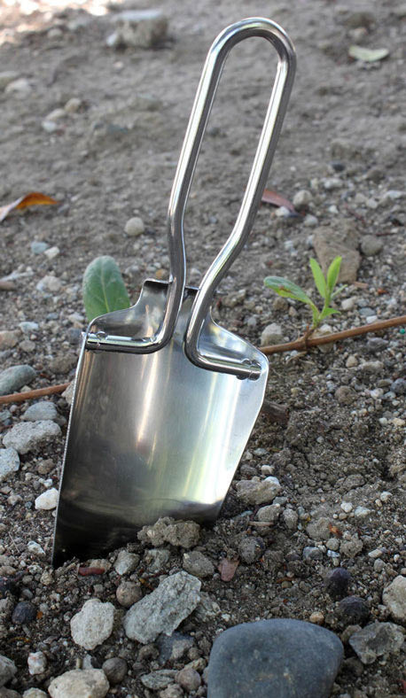 Folding Trowel Scoop with Carry Pouch