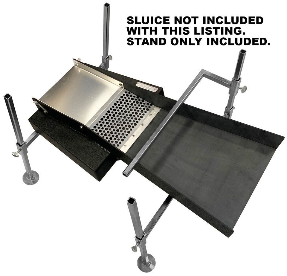 Recon or Expedition Fluid Bed Gold Trap Sluice Stand