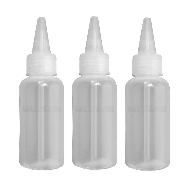 Botellas Snuffer Tamaño Pequeño Tres onzas 4 pulgadas Paquete de tres