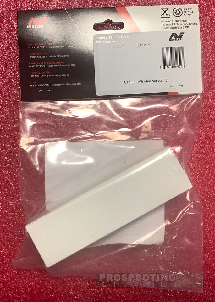 Minelab Gold Monster 1000 Rechargeable Battery New in Package 3011-0359