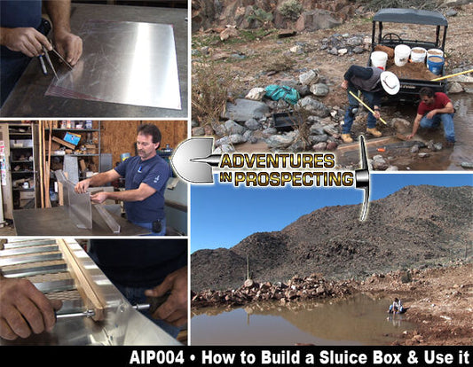 AIP004 DVD How to Build a Sluice & Use It