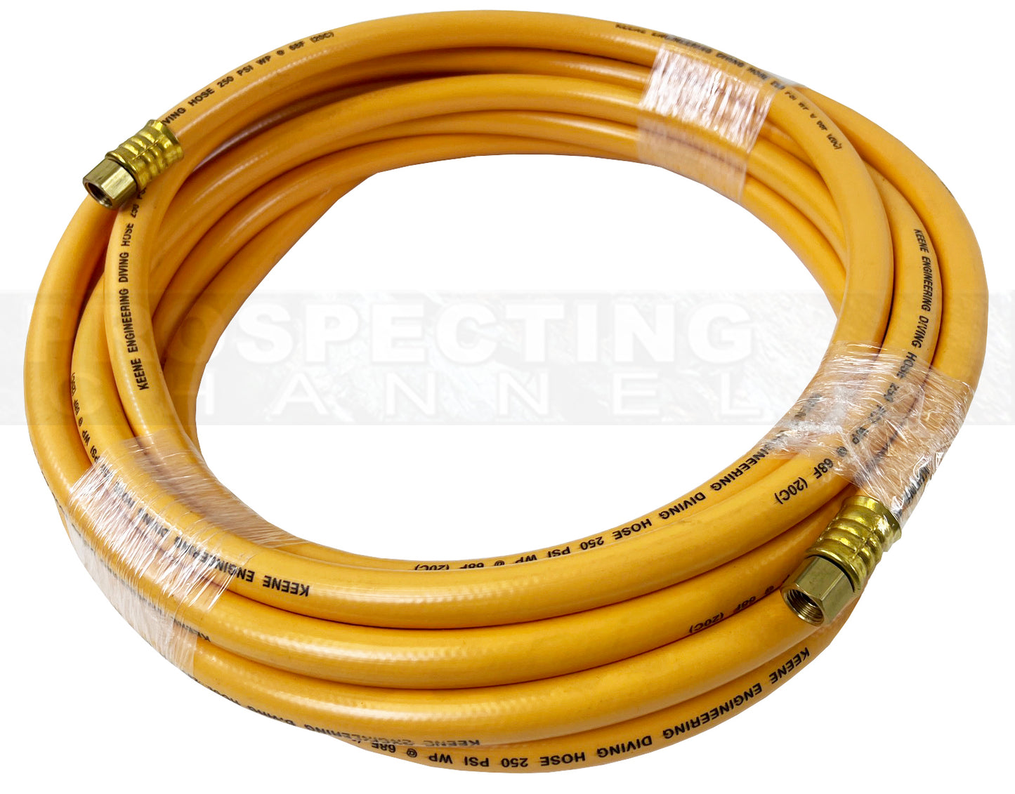 Diving Air Hose 250 PSI WP at 68F 20C 1/4 Inch Female Ends