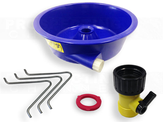 Blue Bowl Pan Gold Prospecting Concentrator