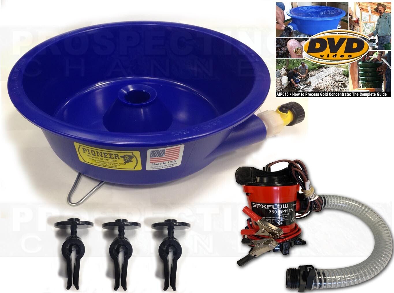 Blue Bowl Gold Concentrator Kit with DVD