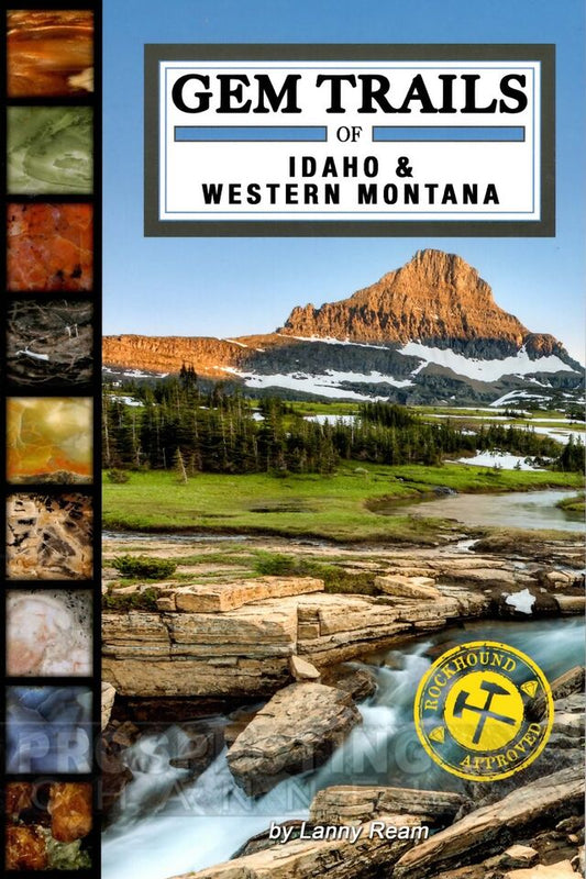 Livre sur les sentiers des pierres précieuses de l'Idaho et de l'ouest du Montana