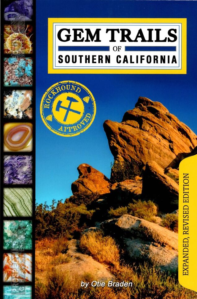 Livre sur les sentiers des pierres précieuses de la Californie du Sud