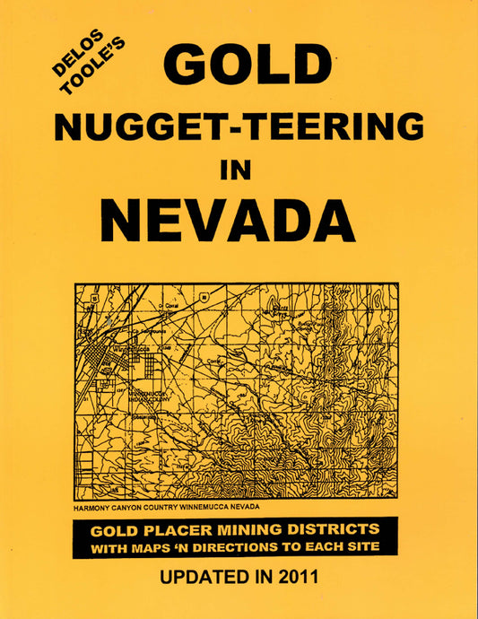 Livre de découverte des pépites d'or du Nevada