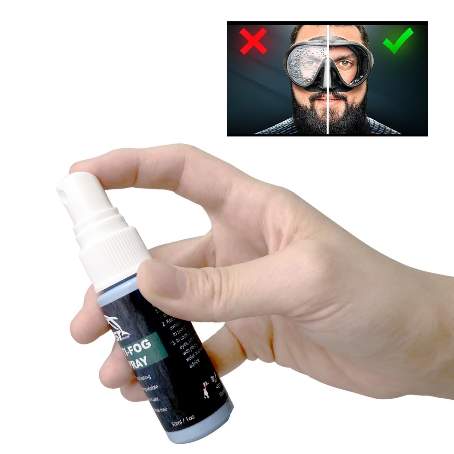 Anti Fog Dive Mask Spray