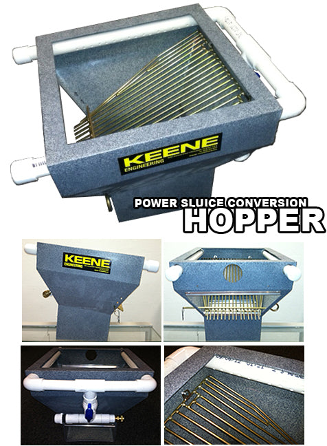 Keene Power Sluice Conversion Highbanker Hopper