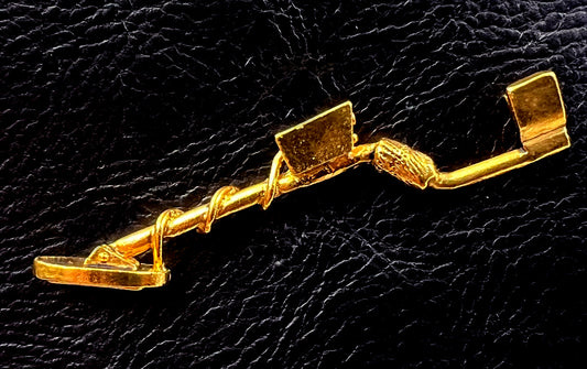 24K Gold Plated Metal Detector Lapel Pin