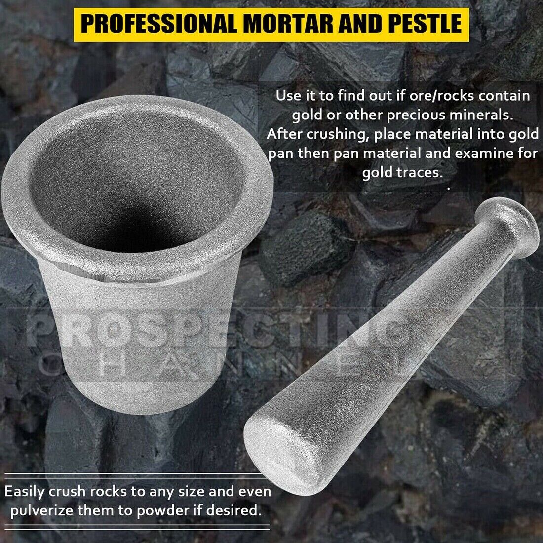 Mortar and Pestle Rock Crusher Large Made of Iron