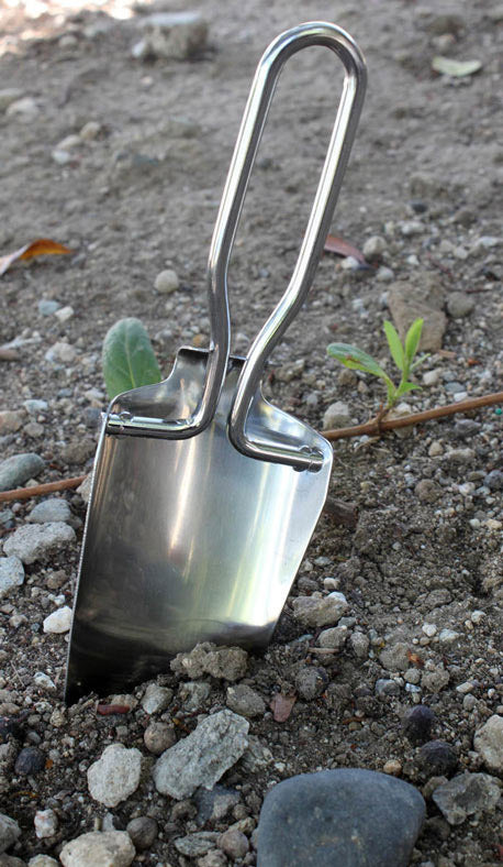 Folding Trowel Scoop with Carry Pouch