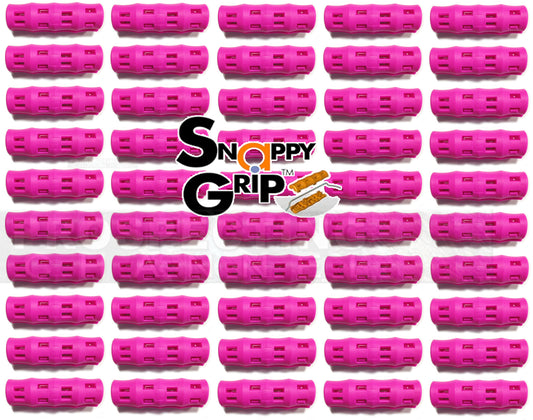 50 poignées de seau ergonomiques Snappy Grip roses