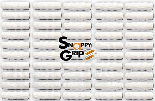 50 poignées de seau ergonomiques Snappy Grip blanches
