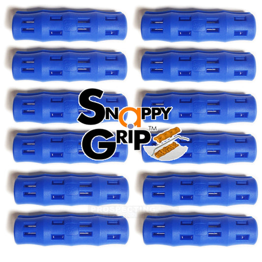 12 poignées de seau ergonomiques Snappy Grip bleues