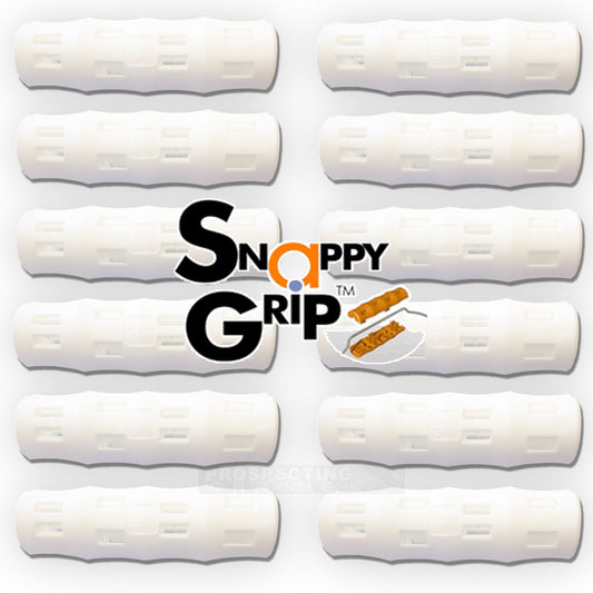 12 poignées de seau ergonomiques Snappy Grip blanches