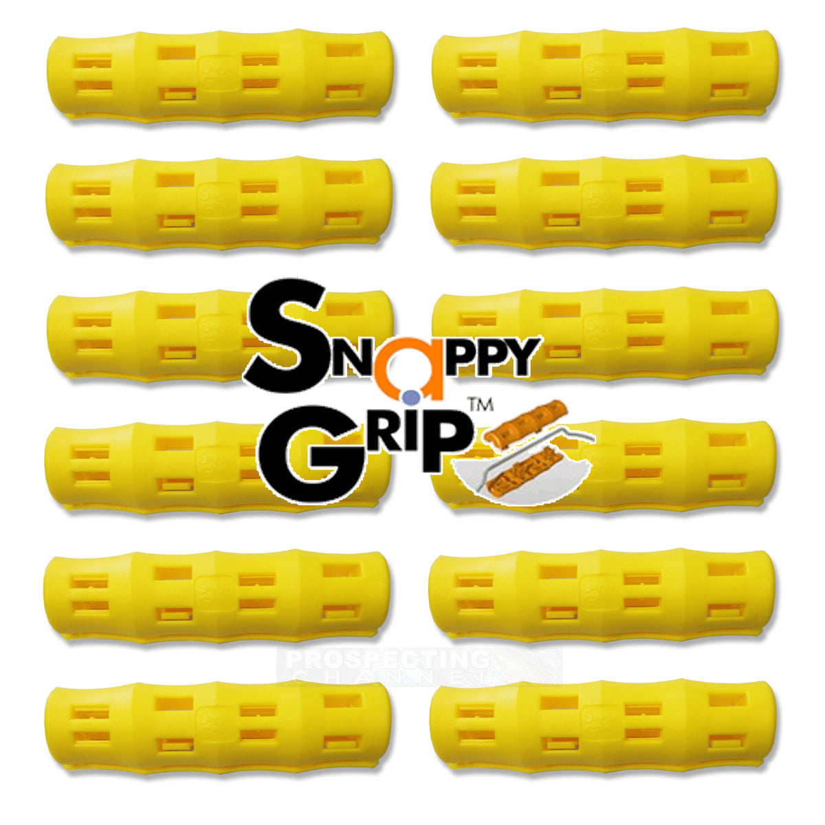 12 Yellow Snappy Grip Ergonomic Bucket Handles – Adventures In Prospecting